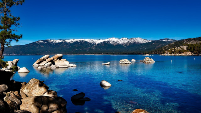 Want to see a pretty lake? Head to Lake Tahoe.