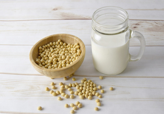 Soy milk is made before tofu is made.