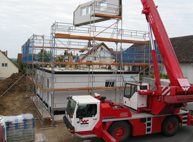Prefabricated homes can significantly cut down on building waste. 