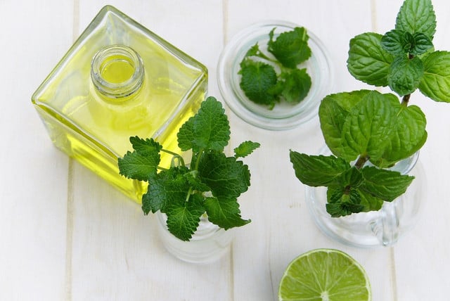 Peppermint oil helps to give the eco-friendly sanitizer its lovely scent.