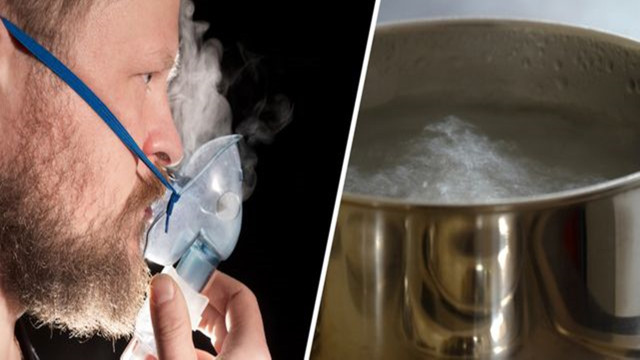 steam inhalation for colds and coughs