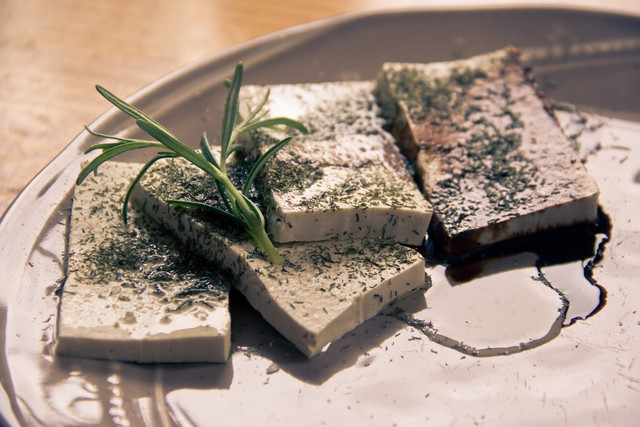 Seasoned tofu is packed full of flavor and really versatile