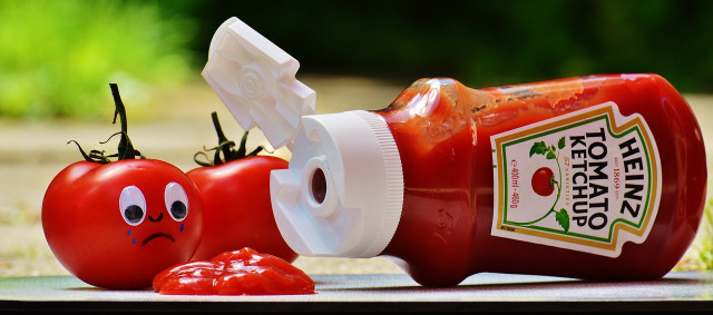Ketchup manufactures often add high fructose corn syrup to recipes to add a sweet taste.