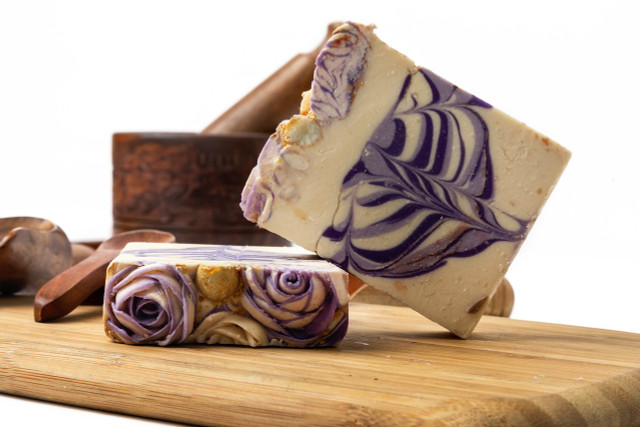 Get some pretty bar soaps for a present.