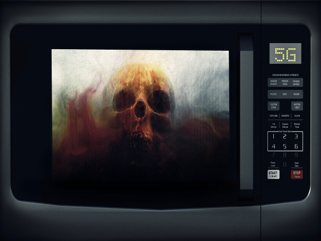Never use plastic in the microwave.