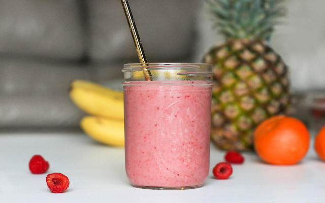 Be sure to source organic fruit for this pre-workout smoothie. 