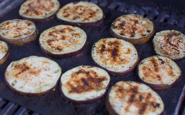 Salt eggplants to keep them from turning soggy in the frying pan.