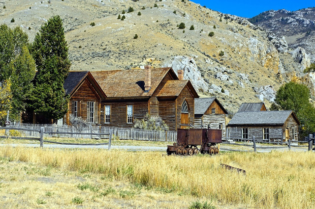 Take a trip into the past when camping in Bannack State Park, Montana.