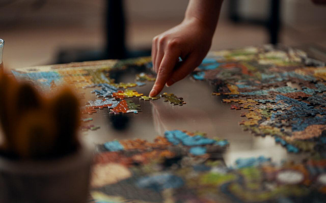 Puzzles are a great way to while away an afternoon. 