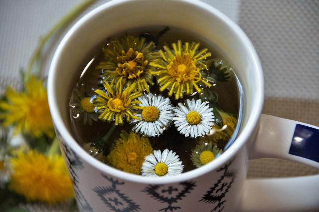 Dandelion tea can work as constipation relief. 