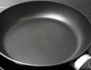 Scratched non stick pan