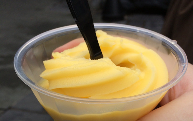 Homemade dole whip is a delightful treat on a hot summer day. 