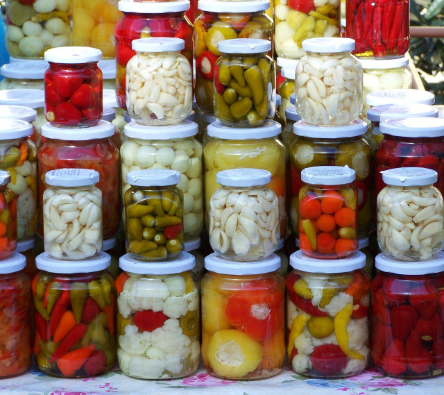 Set up a station for your guests to get pickling.