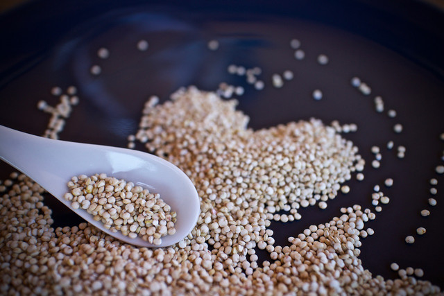 Quinoa flour is hailed as a superfood.
