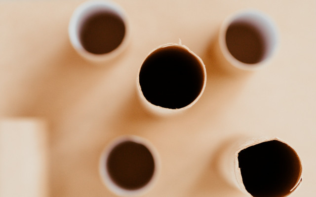 cardboard tubes