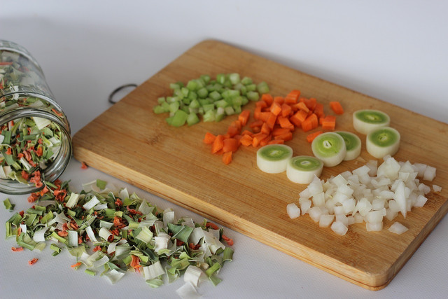 Freeze-drying is a way to preserve foods to use at a later date. 