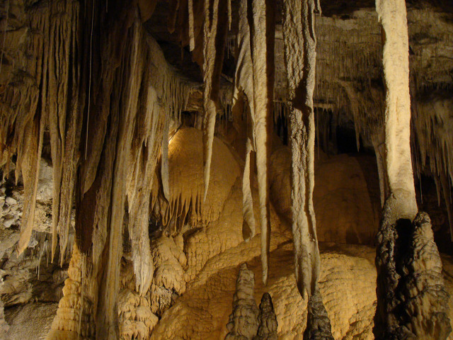Explore the surreal Lewis and Clark Caverns.