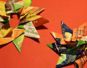 easy Step-by-step guide on how to make paper christmas stars
