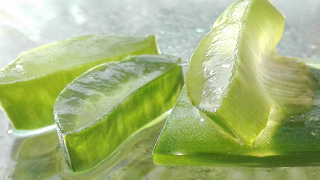 Aloe vera gel is the most commonly recommended natural remedy for sunburned skin — it's tried, trusted and safe.