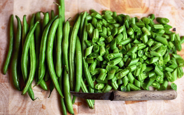 freezing fresh green beans 