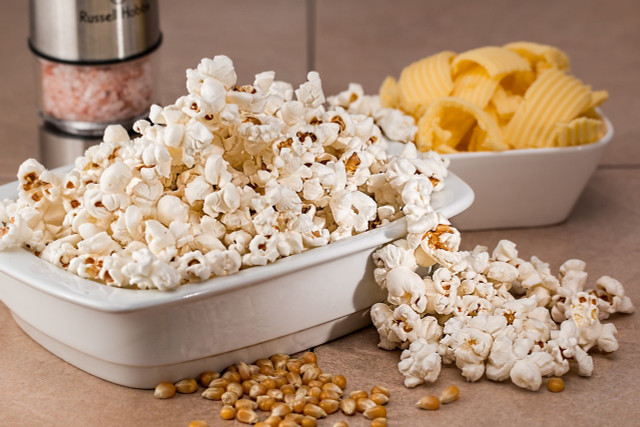 Popcorn is a type of grain.