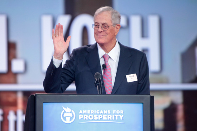 David Koch had a big influence on American politics and public opinion when it came to climate change denial.
