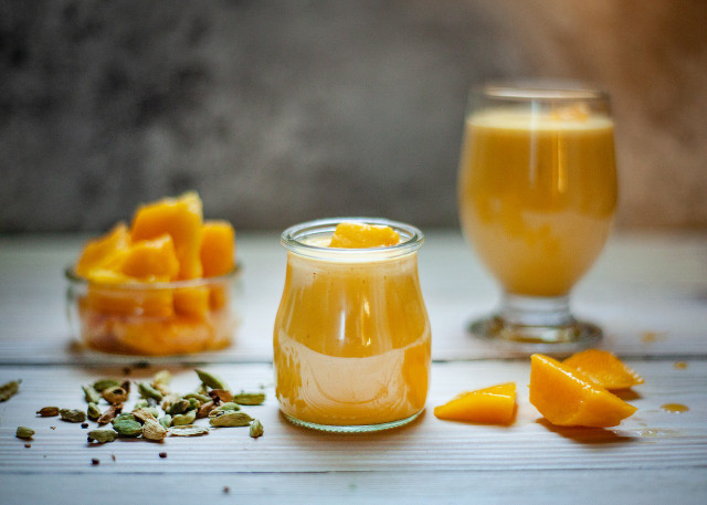 If you're a mango lassi lover, this boozy popsicle recipe is perfect for you. 