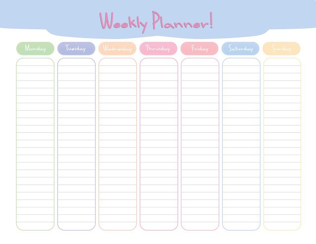 Start with an organized study planner to stay focused while studying.
