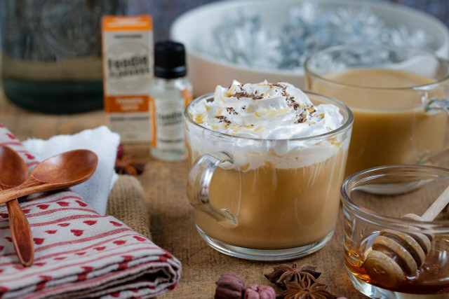 A pumpkin spice latte is a perfect fall beverage. 