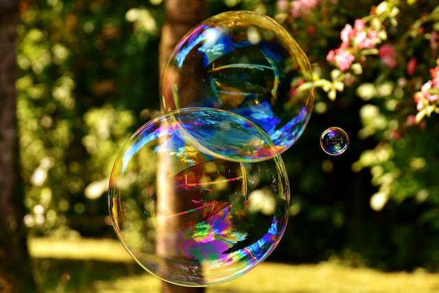 Bubbles are fun for everyone!