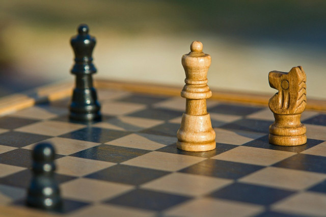 A game of chess is a great eco-friendly way to keep kids entertained. 