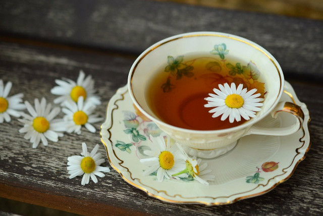 Chamomile tea is incredibly useful in relaxing the mind and body.