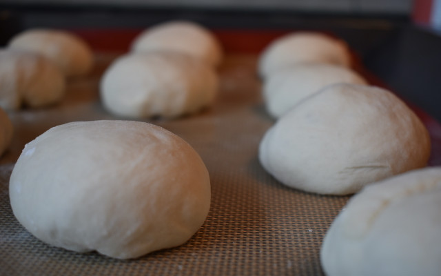 You need to let the homemade yeast rolls proof before baking.