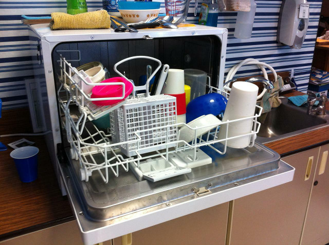 Making small changes around the house, like using an eco-mode dishwasher, saves energy.