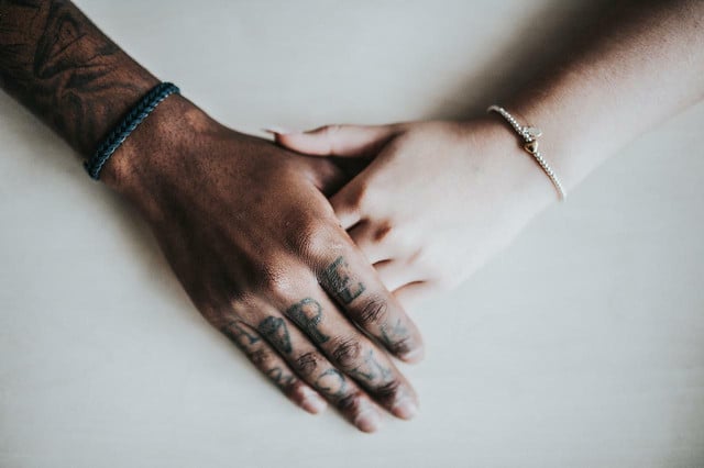 Make matching bracelets for you and your partner.
