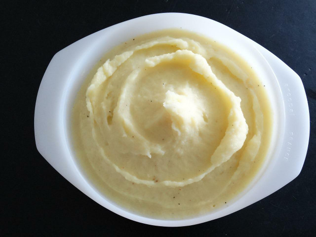 Mashed potatoes are a comforting side dish.