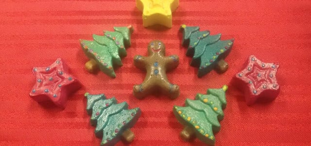 salt dough ornaments Christmas tree stars gingerbread man