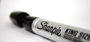 How to remove sharpie