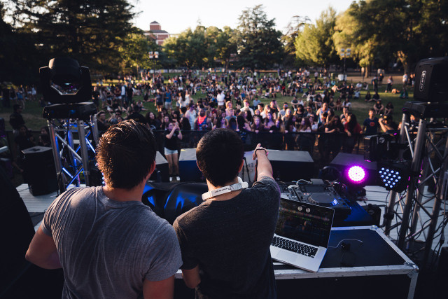 Festivals are a fun way to make friends.