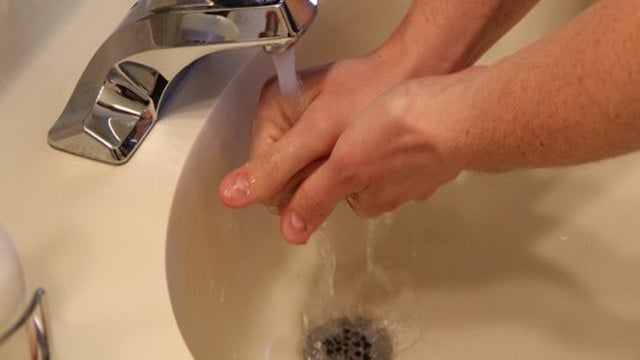 Hand washing steps