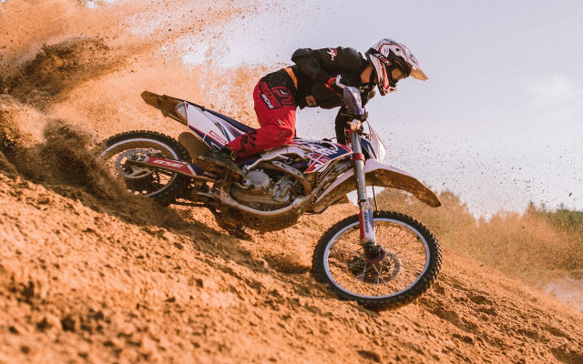 Motocross is a very popular sport among children and teens.