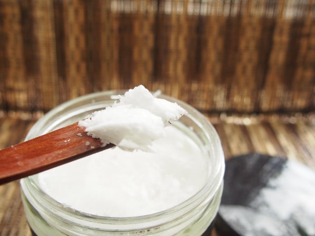 Coconut oil is a key ingredient in this homemade eyeliner, as well as a great remover..