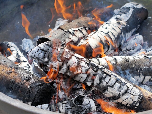 You can store ash from barbecues, fireplaces or fire pits to fertilize your garden.