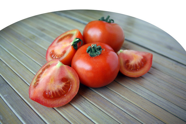 Tomatoes are full of antioxidants and can help with dark under eye circles.