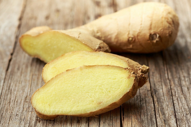 Ginger's many medicinal properties can help ease nausea, vomiting, stomach pains and indigestion.