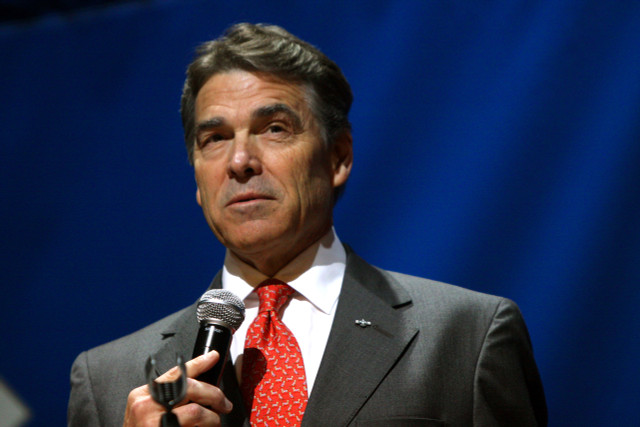 Rick Perry is a climate change denier whose comments have hurt efforts to switch to renewable energy.