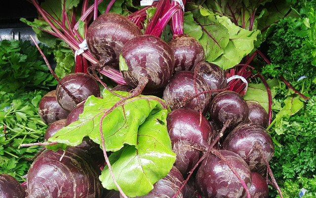 Vegetable scraps beets by