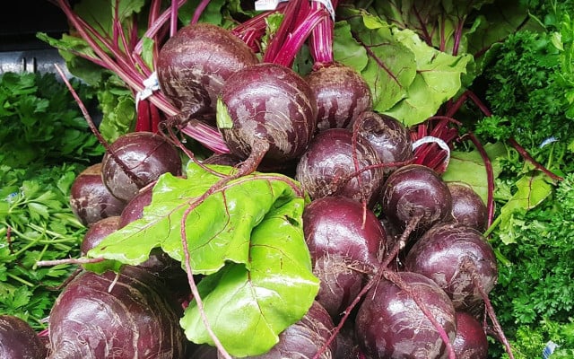 Vegetable scraps beets by