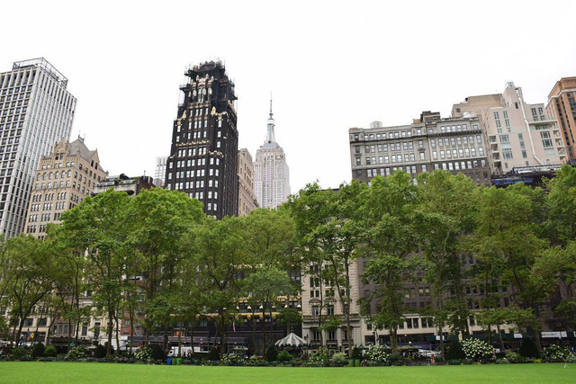 Check out NYC's Bryant Park high-rise.