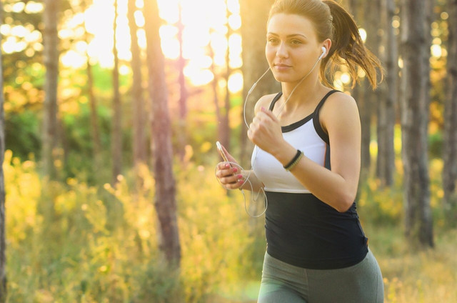 Running is a great form of cardio to keep your body active.